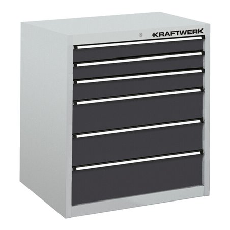 Kraftwerk Schubladenschrank 550 mit 6 Schubladen, 800x695x695 mm V150