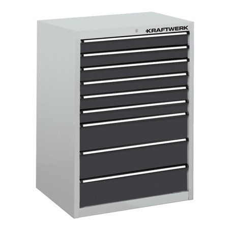 Kraftwerk Schubladenschrank 550 mit 9 Schubladen, 1000x695x695 mm V150