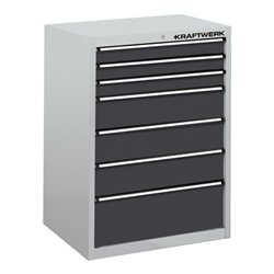 Kraftwerk Schubladenschrank 550 mit 7 Schubladen, 1000x695x695 mm V150