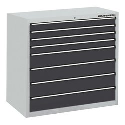 Kraftwerk Schubladenschrank 562 mit 8 Schubladen, 1000x1000x695 mm V150