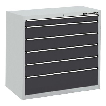 Kraftwerk Schubladenschrank 562 mit 6 Schubladen, 1000x1000x695 mm V150