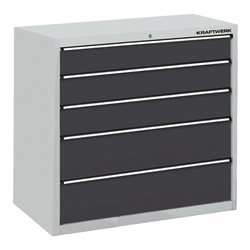 Kraftwerk Schubladenschrank 562 mit 5 Schubladen, 1000x1000x695 mm V150
