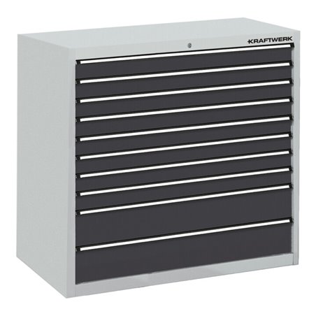 Kraftwerk Schubladenschrank 562 mit 10 Schubladen, 1000x1000x695 mm V150