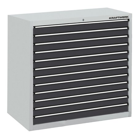 Kraftwerk Schubladenschrank 562 mit 12 Schubladen, 1000x1000x695 mm V150