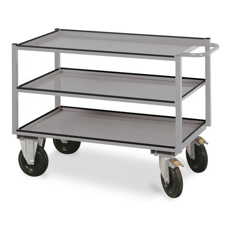 Kraftwerk Tischwagen mit 3 Ladeflächen, 810x1300x600 mm, 51 KG