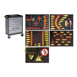 Kraftwerk VDE-Werkzeugwagen B117, bestückt, 95 Stk.