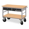Kraftwerk Werkstattwagen mit 2 Schubladen und 1 Ablageboden, 835x1300x600 mm, 75 KG
