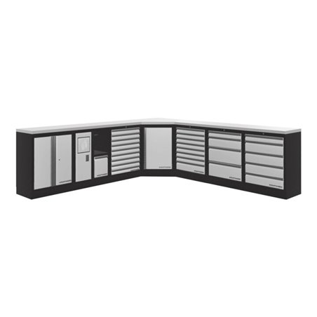 Kraftwerk Mobilio 7er Kombi, Unterschranke, Eckschrank, 3964MIX