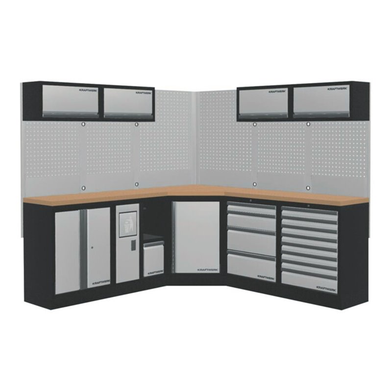 Kraftwerk Mobilio 5er Kombi, Unterschranke, Eckschrank, Oberschrank, 3964O