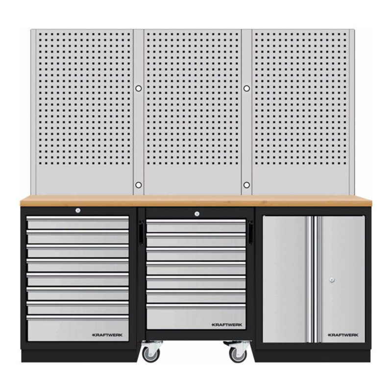 Kraftwerk Mobilio 3er Kombi Lochwand und Werkstattwagen