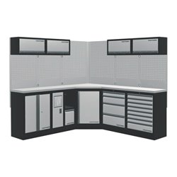 Kraftwerk Mobilio 5er Kombi, Unterschranke, Eckschrank, Oberschrank, 3964OIX