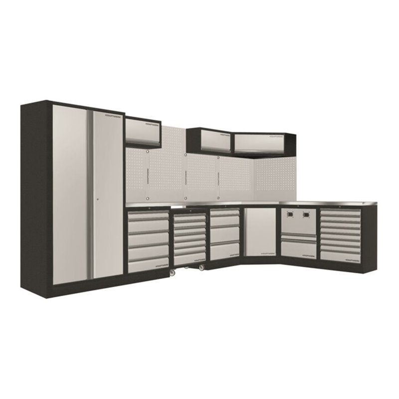 Kraftwerk Mobilio 7er Kombi, 1x Hochschrank, Werkstattwagen, Eckschrank, 3964PIX