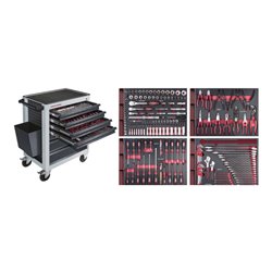 Kraftwerk Werkstattwagen „FIRST EDITION“ PRO, bestückt, 205-tlg.