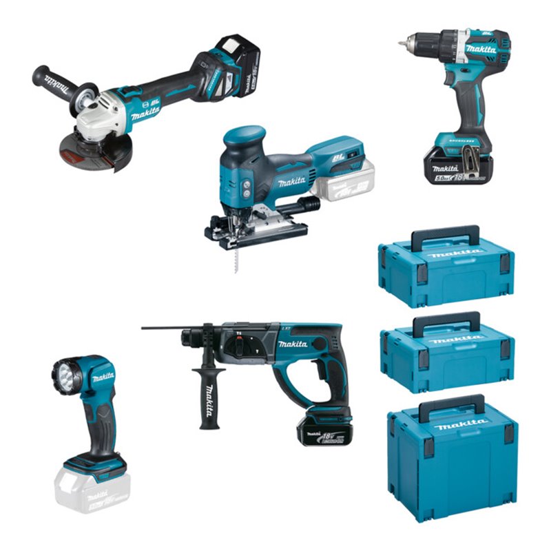 Makita Akku Spezialset LXT ® 18V DLX5066TJ