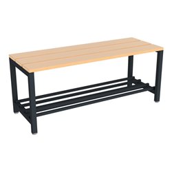 Pavoy Umkleidesitzbank 1000 mm mit Schuhrost, RAL 7016