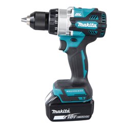 Makita Akku-Schlagbohrschrauber 18V / 5,0 Ah, 2 Akkus + Ladegerät im MAKPAC DHP486RTJ