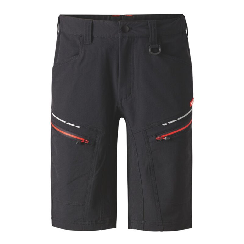 Holex Service Shorts, schwarz / rot, Konfektionsgröße 56