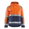Blakläder Warnschutz Winterjacke, orange / marineblau, Unisex-Größe: XL