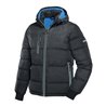 Uvex Thermo Steppjacke, schwarz / blau, Unisex-Größe: M