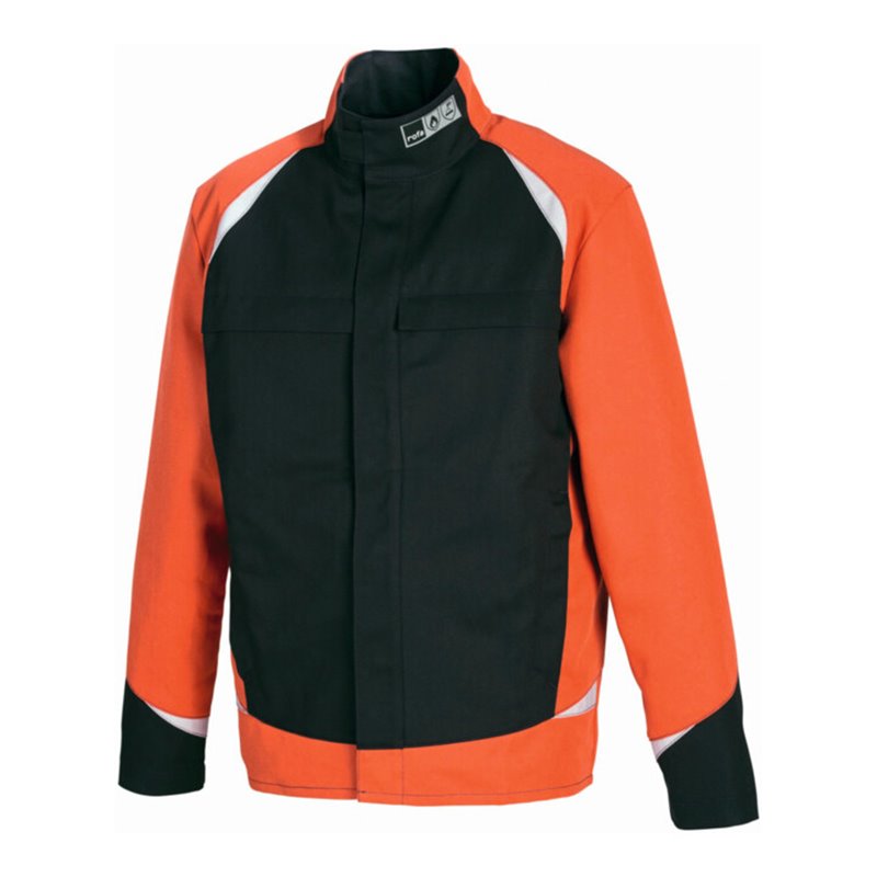 Rofa Schweißerschutz-Bundjacke Splash, anthrazit / rot, Konfektionsgröße 90