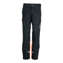 Rofa Schweißerschutz-Bundhose Splash, anthrazit / rot, Konfektionsgröße 52