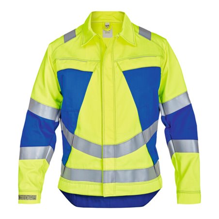Rofa Multinorm-Jacke VIS-LINE, gelb / kornblau, Konfektionsgröße 98