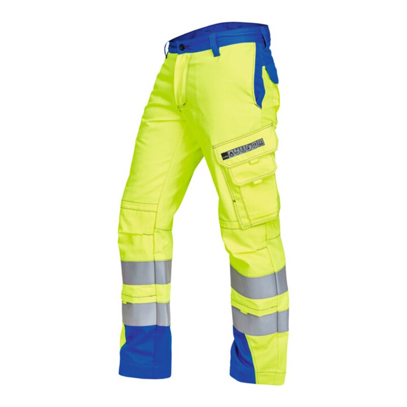Rofa Multinorm-Bundhose VIS-LINE, gelb / kornblau, Konfektionsgröße 52
