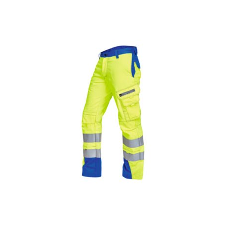 Rofa Multinorm-Bundhose VIS-LINE, gelb / kornblau, Konfektionsgröße 58