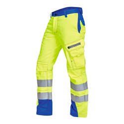Rofa Multinorm-Bundhose VIS-LINE, gelb / kornblau, Konfektionsgröße 94