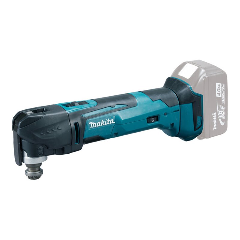 Makita Akku-Multifunktionswerkzeug 18V (ohne Akku, ohne Ladegerät) + 40-tlg. Zubehör-Set
