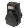 Steckdosenadapter EDS 10 IP44 mit Ein/Aus Schalter für den Außenbereich im Polybag