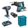 Makita Akku-Bohrerset 18V DLX2280PTJ