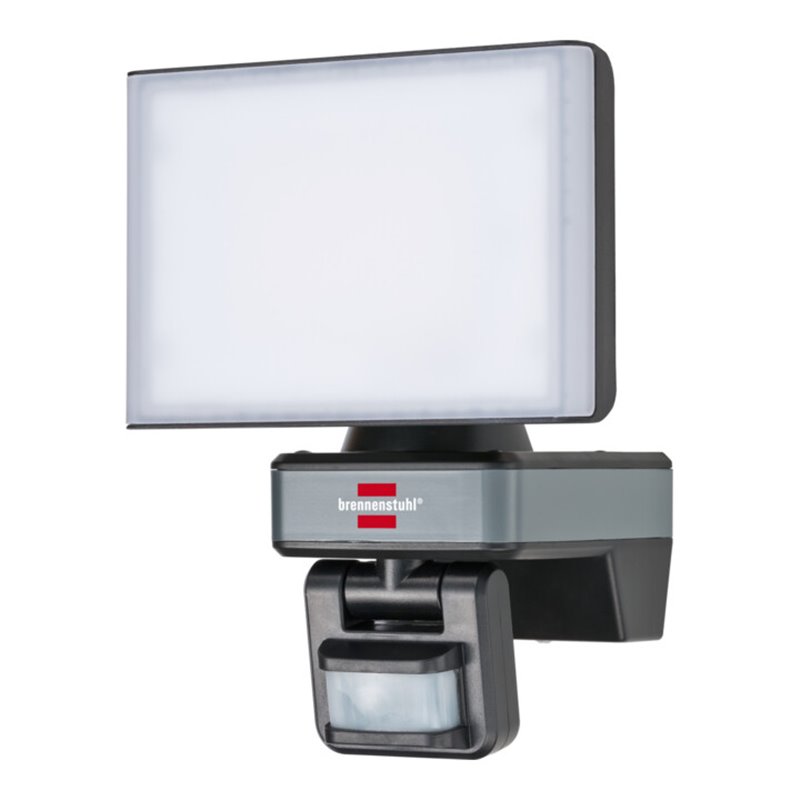 brennenstuhl®Connect WiFi LED Strahler mit Bewegungsmelder WF 2050 P / LED Wandstrahler 20W für außen IP54 steuerbar per kostenl