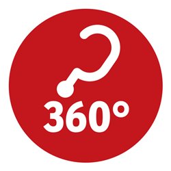 LED Akku Handleuchte HL 701 AT mit Farbwiedergabe 15CRI 96 900+200lm, IP54