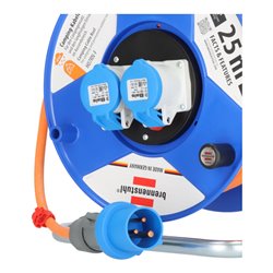 Garant CEE 2 IP44 Camping-/Maritimkabeltrommel 25m H07RN-F 3G2,5