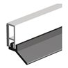 Abdichtungsschiene PTS-UL-ZK L.2100mm B.6mm selbstkl.Ku.blk weiß