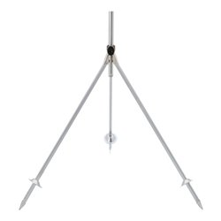 Dreibeinstativ 2xG1Zoll AG STA verz.m.Standspitzen GEKA