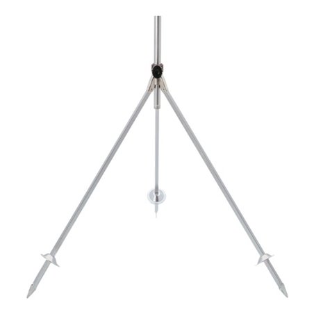 Dreibeinstativ 2xG1Zoll AG STA verz.m.Standspitzen GEKA