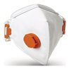 Atemschutzmaske Y P3V FFP3/V NR m.Ausatemventil,faltbar 10 St./KT JSP
