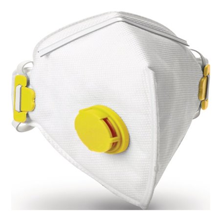 Atemschutzmaske Y P2V FFP2/V NR m.Ausatemventil,faltbar 10 St./KT JSP