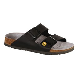 Clog Arizona ESD Gr.38 schwarz Obermaterial:Birko-Flor® EN 61340 BIRKENSTOCK