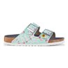Sandale Arizona ESD Gr.36 flower field mint Birko Flor EN 61340 BIRKENSTOCK