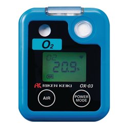 Gaswarngerät OX-03 Eingasmessgerät Sauerstoff Batterie RIKEN KEIKI