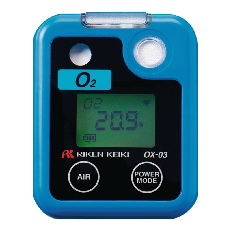 Gaswarngerät OX-03 Eingasmessgerät Sauerstoff Batterie RIKEN KEIKI