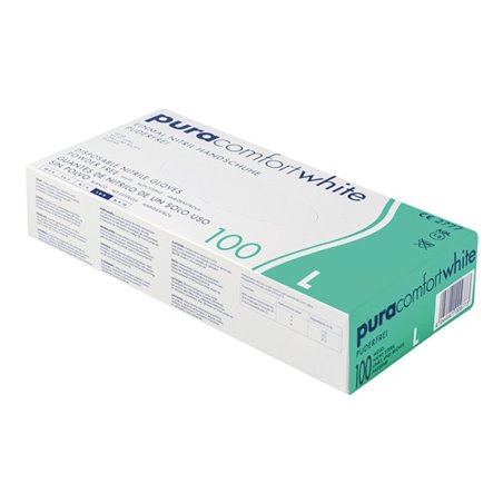 Einw.-Handsch.Pura Comfort White Gr.S weiß Nitril PSA III 100 St./Box
