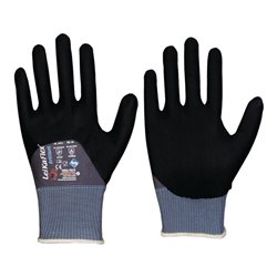 Handschuhe LeikaFlex® Brilliant Gr.8 grau/schwarz PSA II 12 PA LEIPOLD