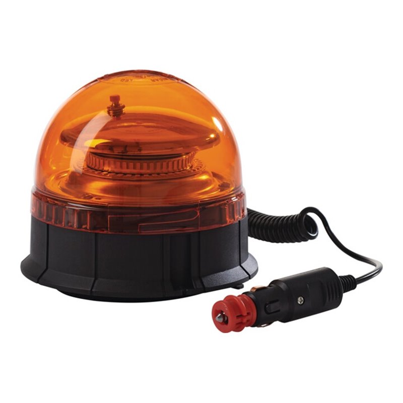 Rundumkennleuchte gelb m.Magnetfuß u.Saugnapf