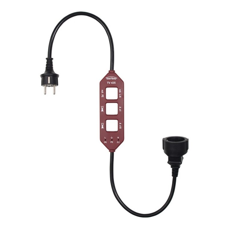 Strommessadapter TV 435 Laststrom-/Differenz-/Leckstrommessung TESTBOY