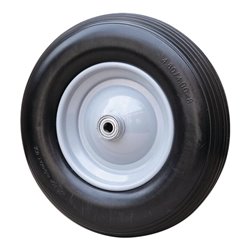 Polymeres Rad D.400mm Radbreite 100mm vollgeschäumt,inkl.Achse CAPITO