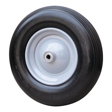 Polymeres Rad D.400mm Radbreite 100mm vollgeschäumt,inkl.Achse CAPITO